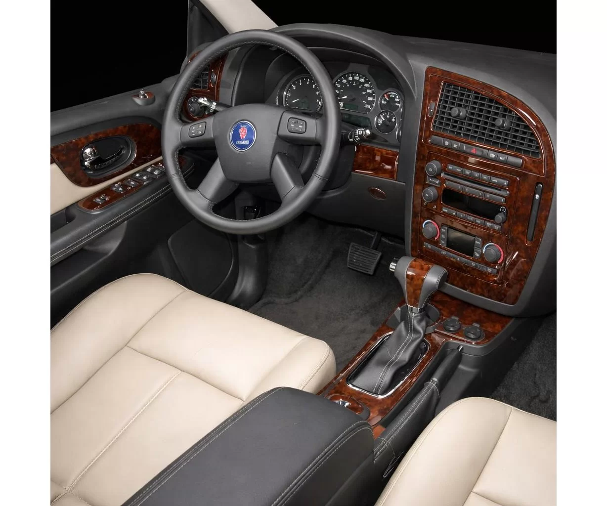 Saab 9-7x 2006-UP Full Set, Automatic Gear Interior BD Dash Trim Kit