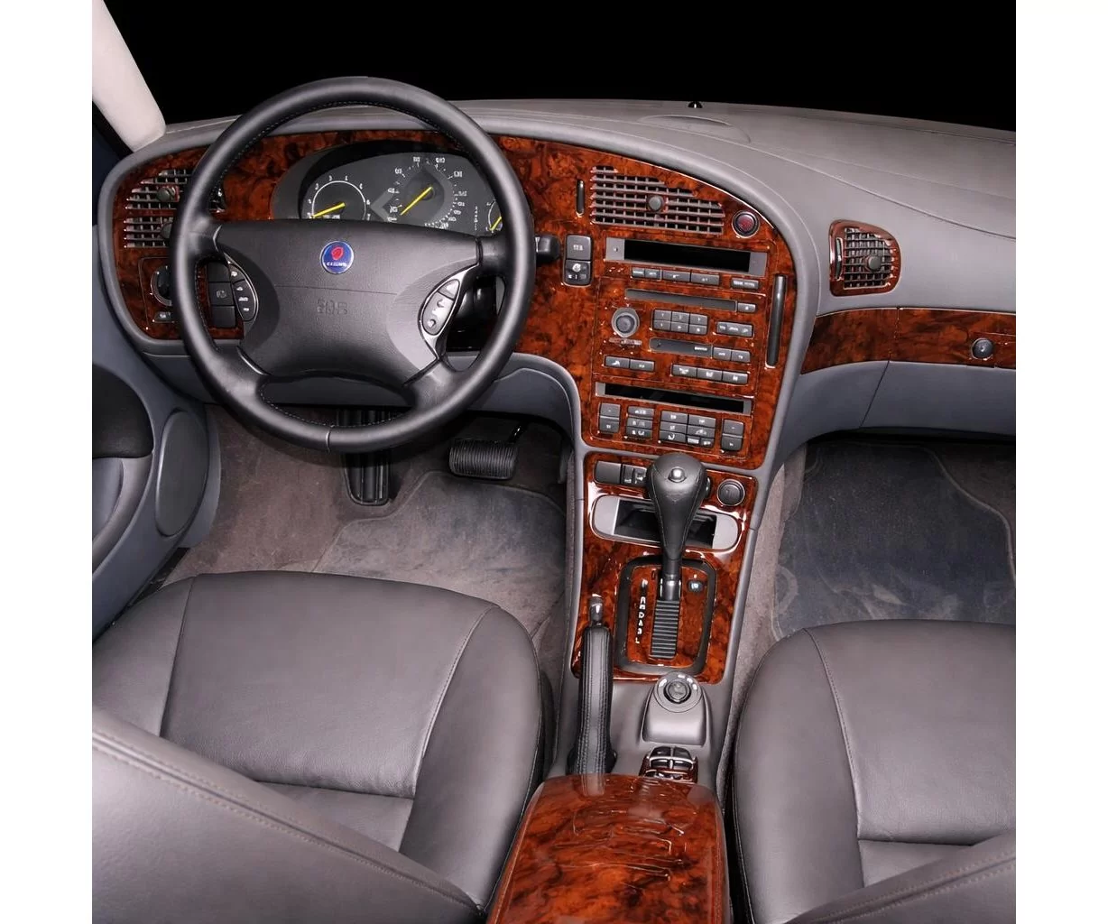 Saab 9-5 1999-2005 Full Set, Automatic Gear Interior BD Dash Trim Kit