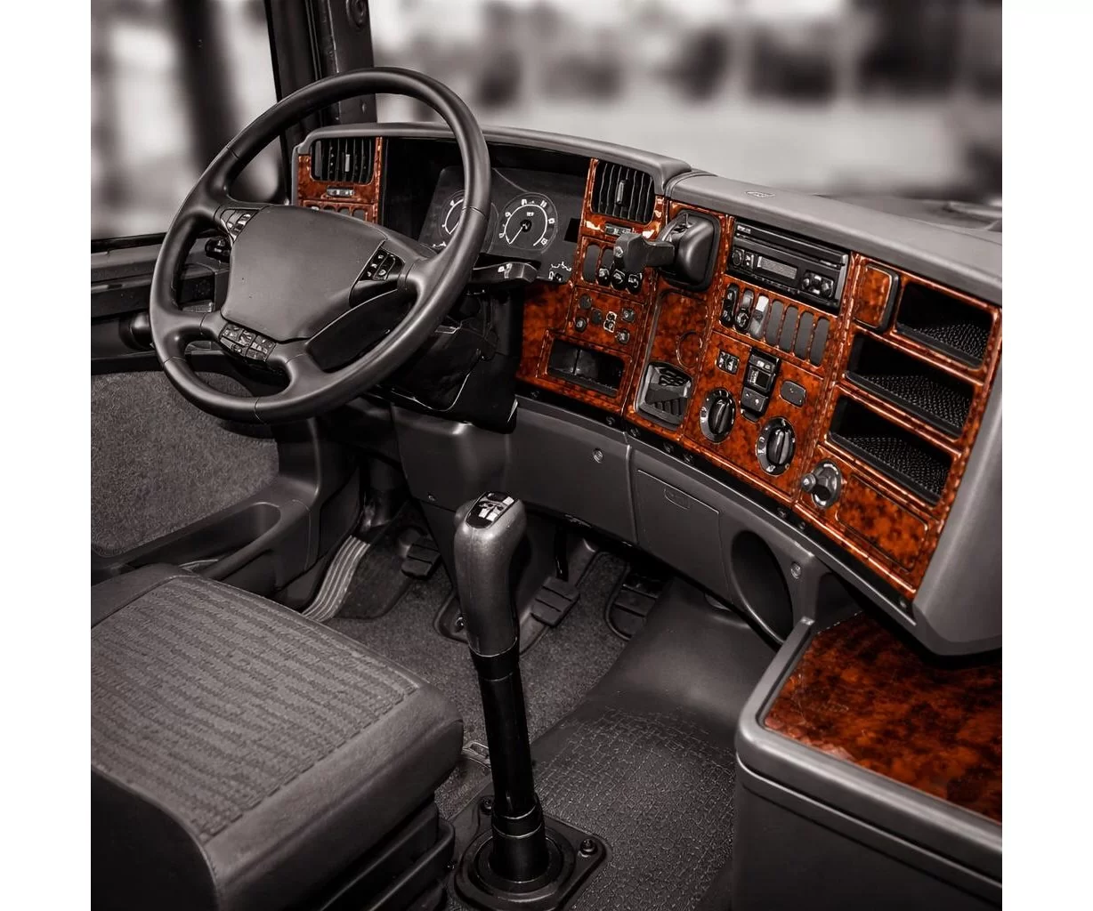 Scania R-Series R1 Reihe 05.04-09.09 3D Inleg dashboard Interieurset aansluitend en pasgemaakt op he 46-Teile