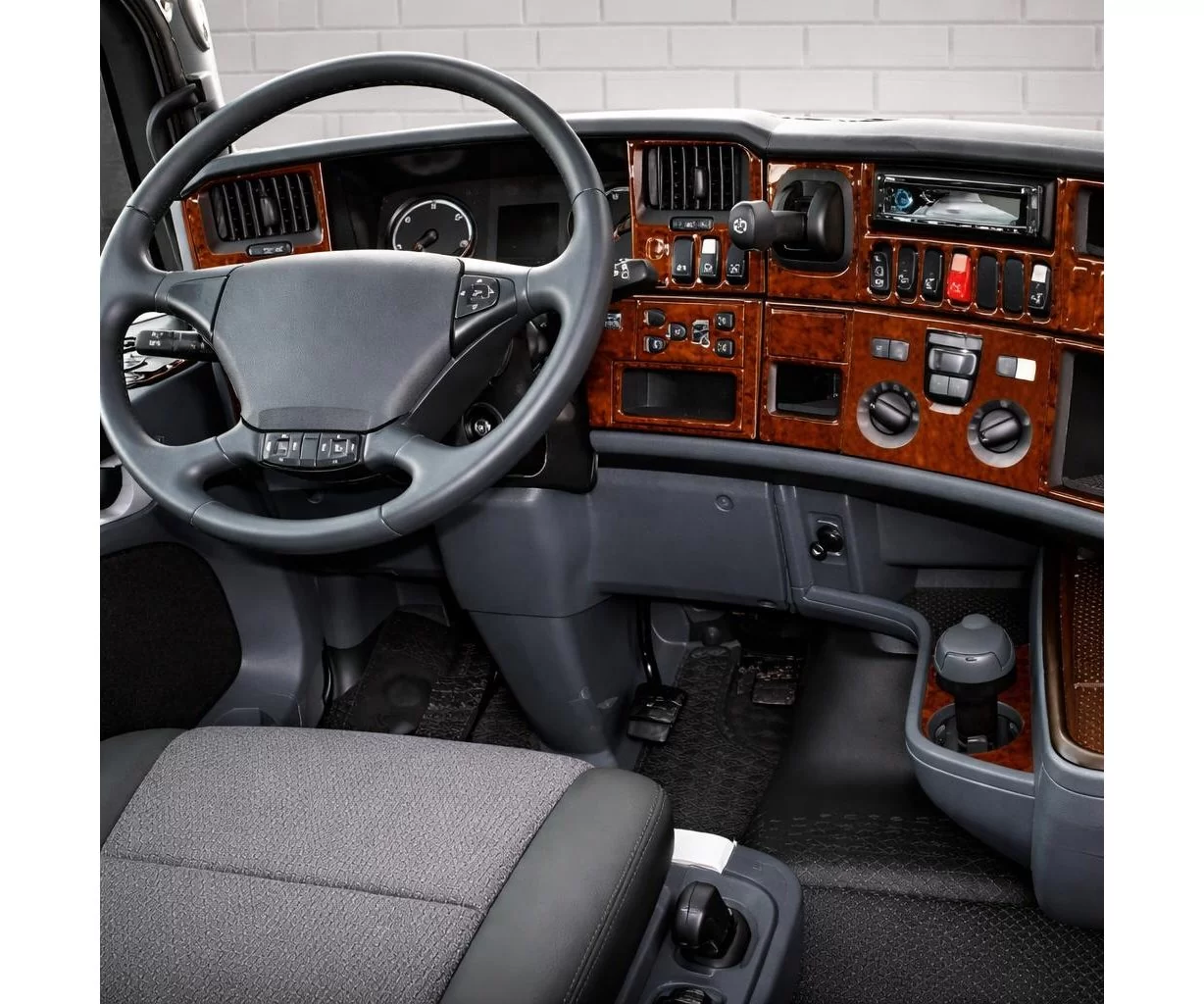 Scania R-Series R2 HighLine 2009 3D Inleg dashboard Interieurset aansluitend en pasgemaakt op he 54-Teile