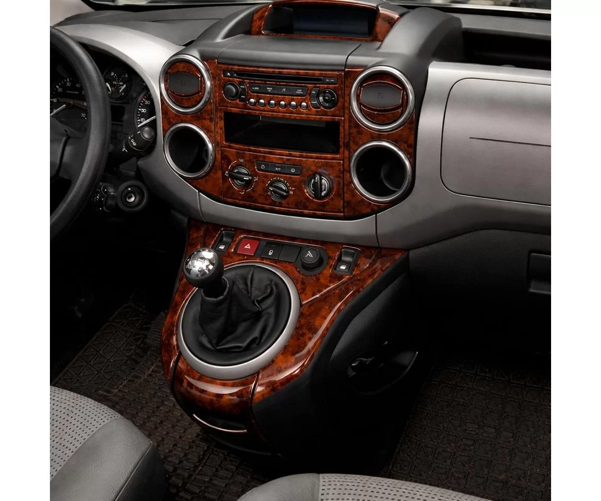 Citroen Berlingo 08.2008 3D Inleg dashboard Interieurset aansluitend en pasgemaakt op he 40-Teile