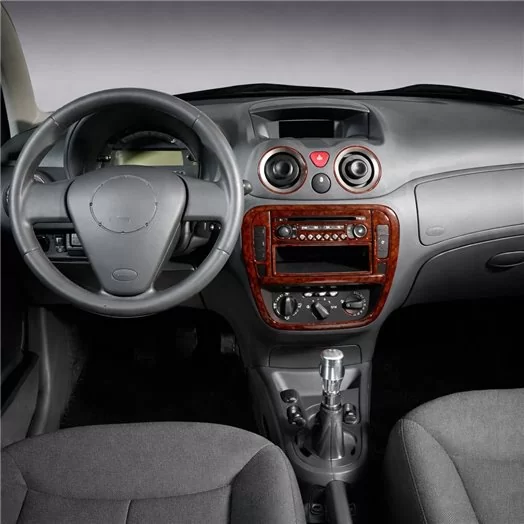 Citroen C2-C3 11.04-09.09 3D Inleg dashboard Interieurset aansluitend en pasgemaakt op he 11-Teile