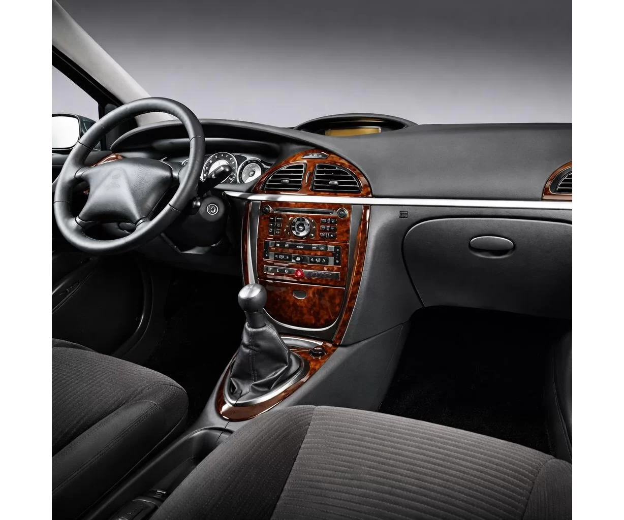 Citroen C5 06.04-09.08 Mascherine sagomate per rivestimento cruscotti 10-Decori