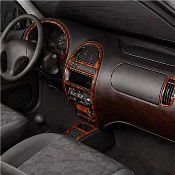 Citroen Saxo 04.96-10.99 3D Inleg dashboard Interieurset aansluitend en pasgemaakt op he 8-Teile
