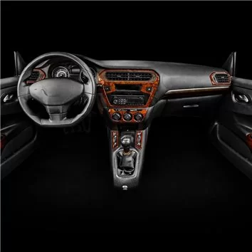 Citroen Elysée 01.2010 3D Inleg dashboard Interieurset aansluitend en pasgemaakt op he 12-Teile
