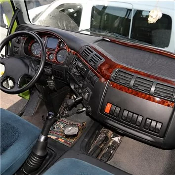 Daf CF 03.01-12.11 Mittelkonsole Armaturendekor Cockpit Dekor 16-Teile