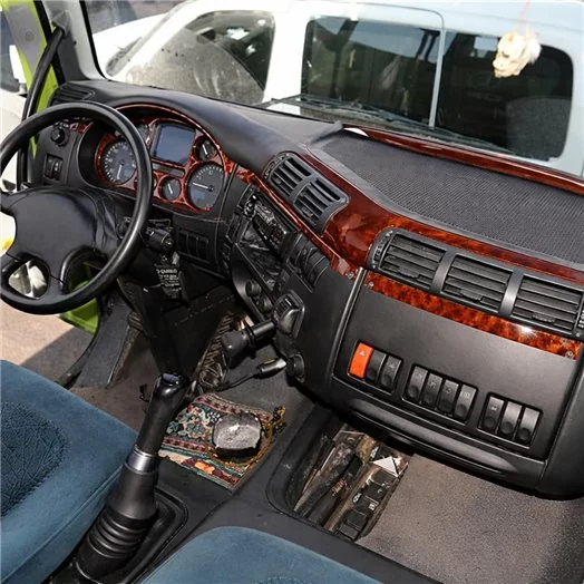 Daf CF 03.01-12.11 3D Inleg dashboard Interieurset aansluitend en pasgemaakt op he 16-Teile