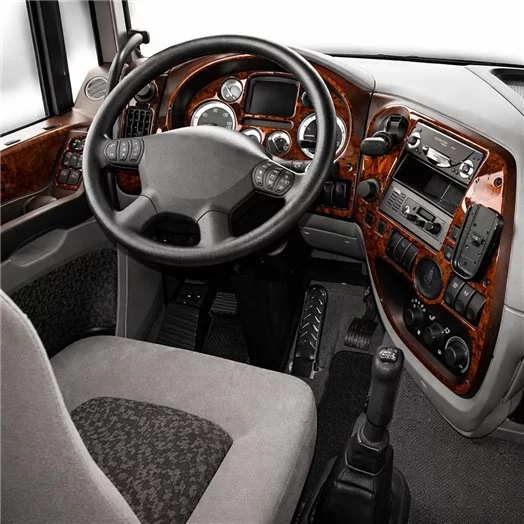 Daf XF 11.02-12.05 3D Inleg dashboard Interieurset aansluitend en pasgemaakt op he 18-Teile