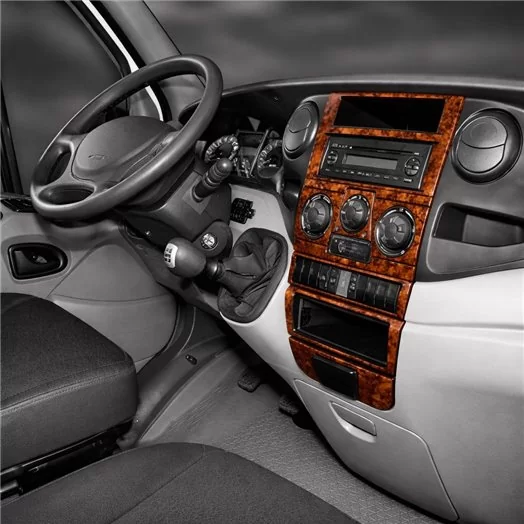 Iveco Daily 01.2007 Mittelkonsole Armaturendekor Cockpit Dekor 7-Teile