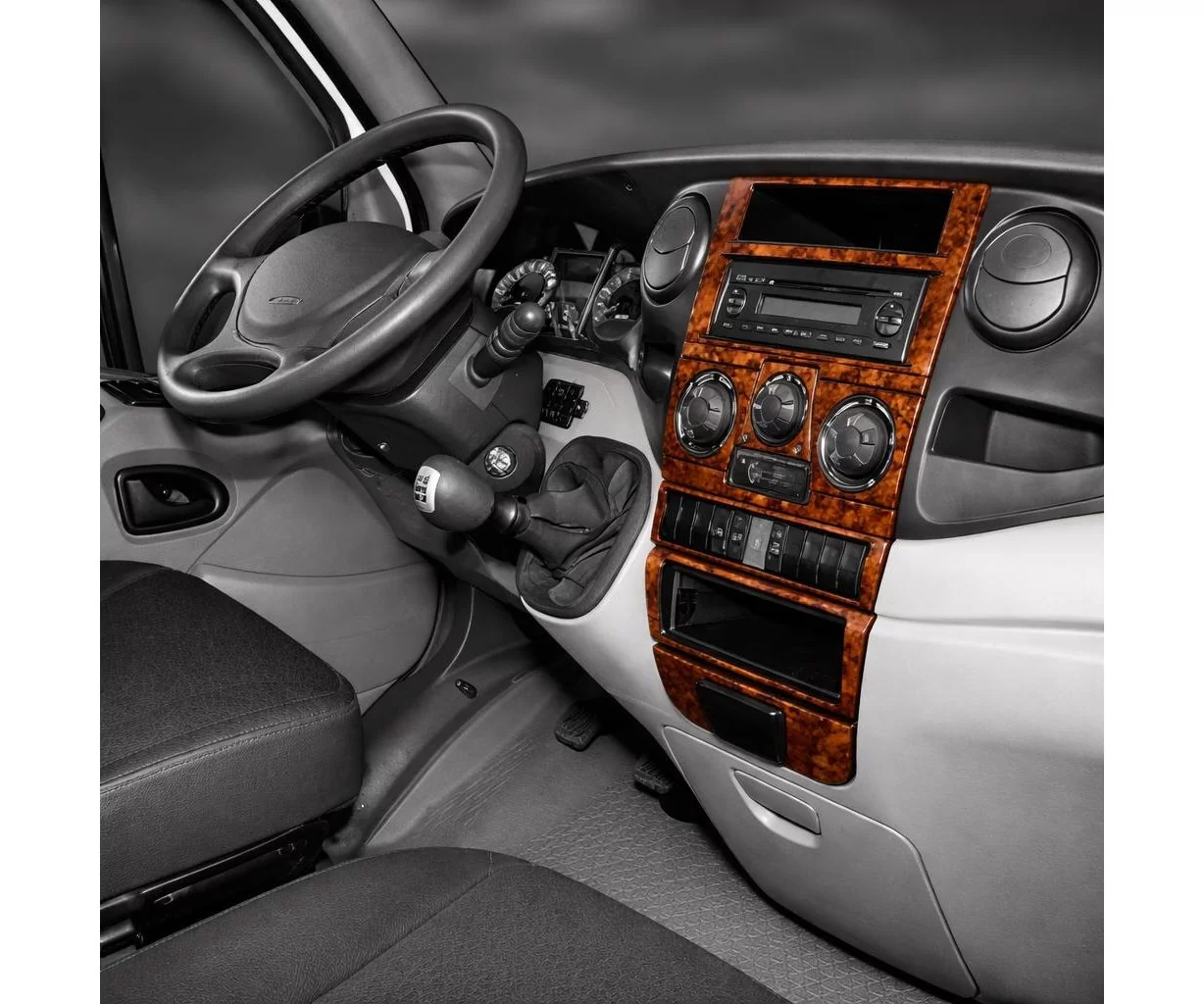 Iveco Daily 01.2007 Mittelkonsole Armaturendekor Cockpit Dekor 7-Teile