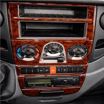 Iveco Daily 01.2010 3D Interior Dashboard Trim Kit Dash Trim Dekor 4-Parts