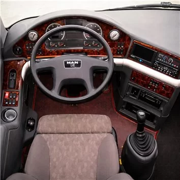 MAN Fortuna 01.2003 3D Interior Dashboard Trim Kit Dash Trim Dekor 35-Parts