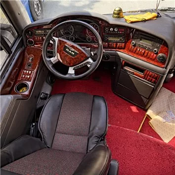 Kit de garniture de tableau de bord intérieur 3D MAN Lion's Coach III 2017 Garniture de tableau de bord Dekor 32 pièces