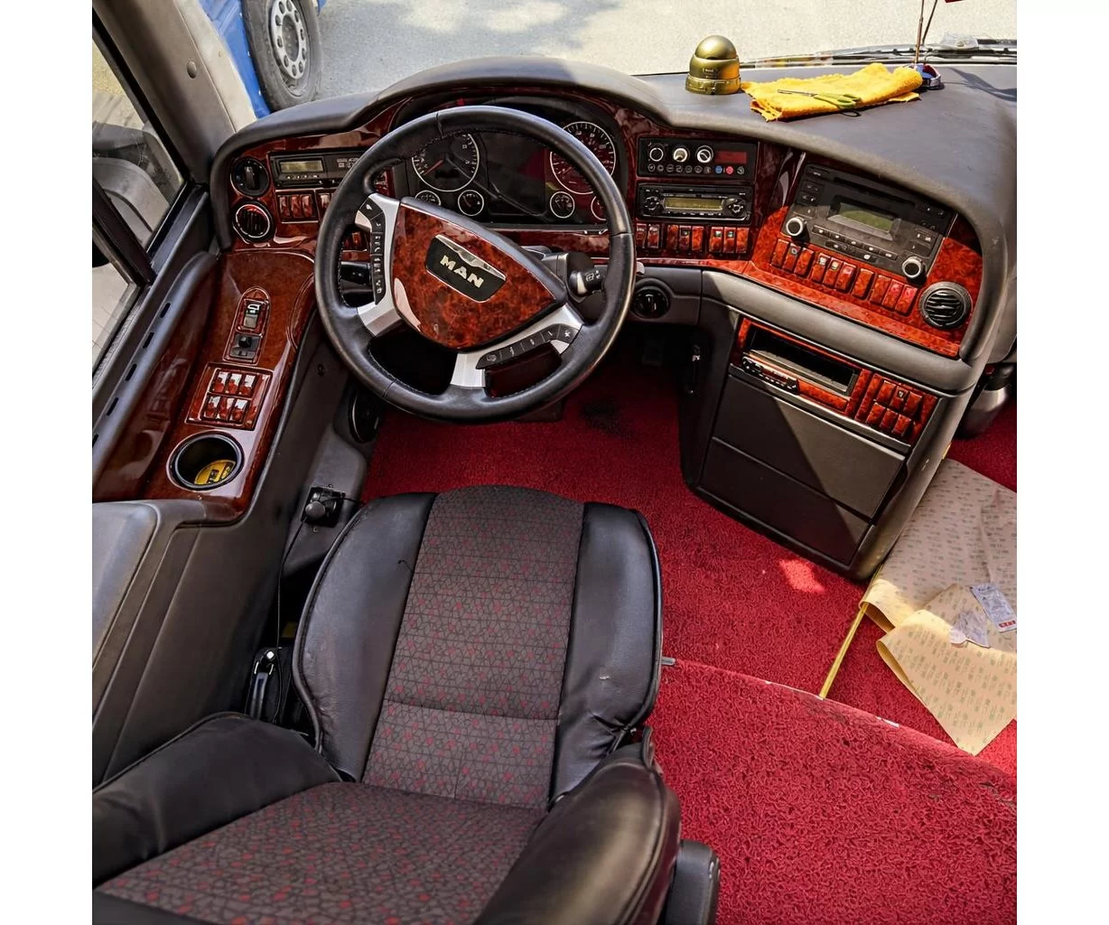 Kit di finiture per cruscotto interno MAN Lion's Coach III 2017 3D, finiture per cruscotto, decorazione 32 pezzi