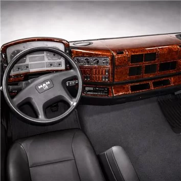 MAN TGA-XXL 01.00-12.05 Habillage Décoration de Tableau de Bord 77-Pièce