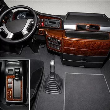 MAN TGX TGS 07.2007 3D Interior Dashboard Trim Kit Dash Trim Dekor 22-Parts