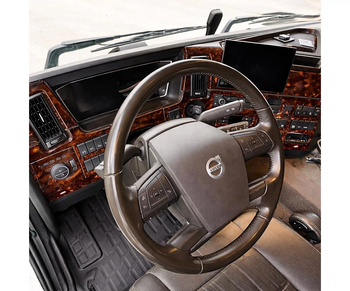 Volvo FH Version 5 ab 2020 XL XXL Mascherine sagomate per rivestimento cruscotti 19-Decori