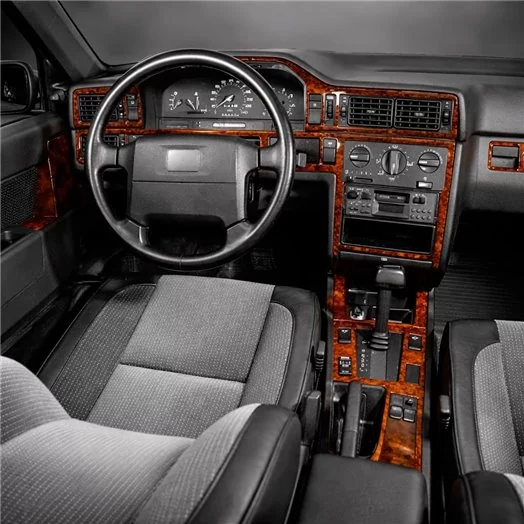 Volvo 850 10.91-08.93 3D Interior Dashboard Trim Kit Dash Trim Dekor 19-Parts