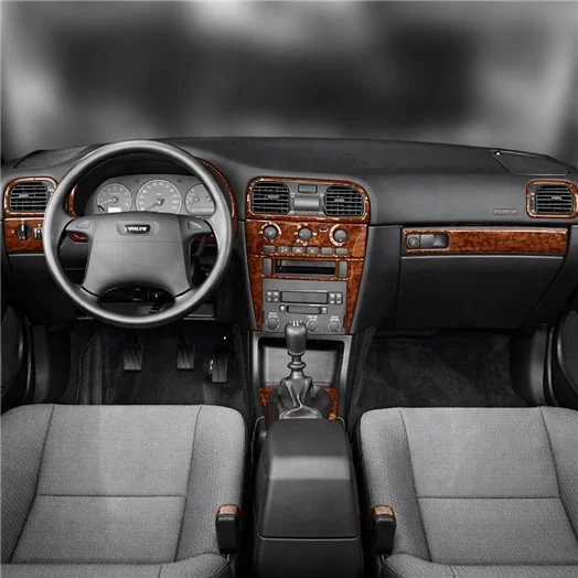 Volvo S 40-V 40 04.00-05.03 Mittelkonsole Armaturendekor Cockpit Dekor 10-Teile