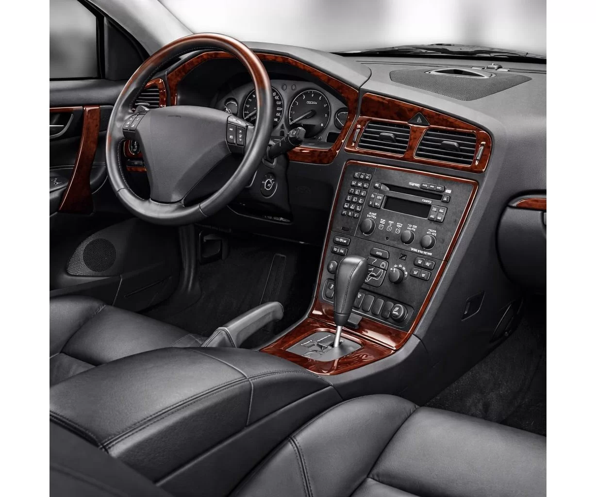 Volvo S 60-V 70 05.05-12.09 Habillage Décoration de Tableau de Bord 8-Pièce