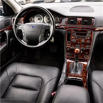 Volvo S80 1999-2003 With CD and Compact Casette audio, OEM Compliance Interior BD Dash Trim Kit