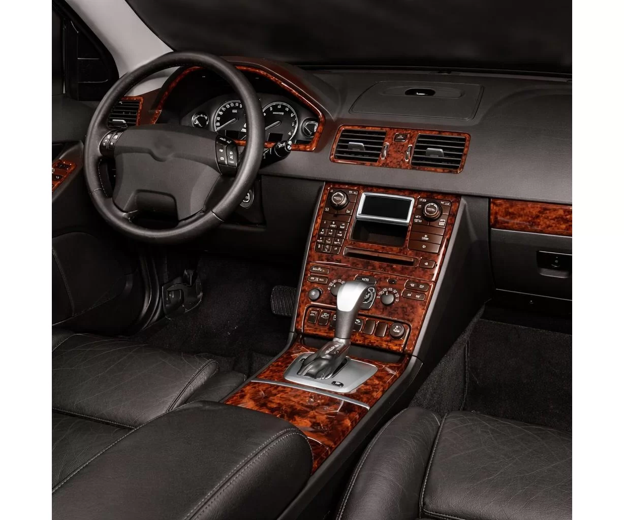 Volvo XC 90 07.2002 Habillage Décoration de Tableau de Bord 13-Pièce