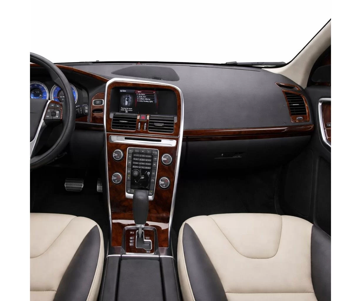 Volvo XC60 2008-2012 Mascherine sagomate per rivestimento cruscotti 30-Decori