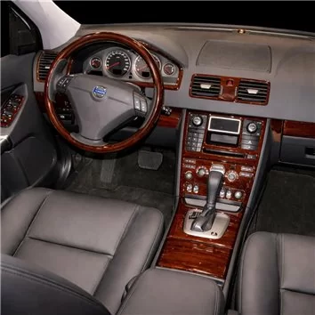 Volvo XC90 2003-2013 3D Interior Dashboard Trim Kit Dash Trim Dekor 51-Parts