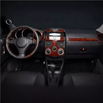 Daihatsu Terios 09.2006 3D Interior Dashboard Trim Kit Dash Trim Dekor 10-Parts