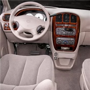 Dodge Caravan 2001-2004 Mittelkonsole Armaturendekor WHZ Cockpit Dekor 19 Teilige