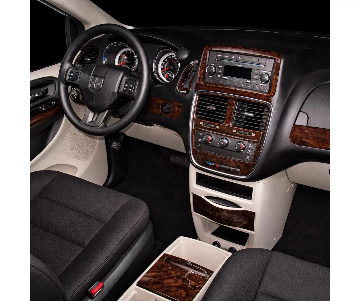 Dodge Caravan 2008-2016 Mittelkonsole Armaturendekor WHZ Cockpit Dekor 18 Teilige