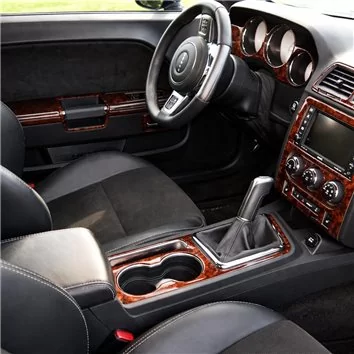 Dodge Challenger 2011-2015 Habillage Décoration de Tableau de Bord 42 Pièce