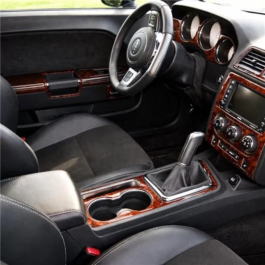 Dodge Challenger 2011-2015 Habillage Décoration de Tableau de Bord 42 Pièce