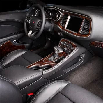 Dodge Challenger 2015-2023 Inleg dashboard Interieurset aansluitend en pasgemaakt 24 Delen