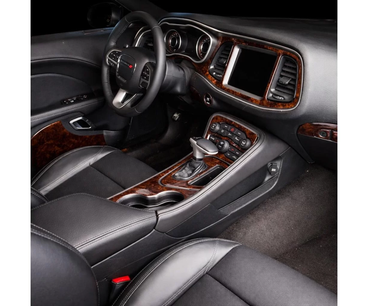 Dodge Challenger 2015-2023 Inleg dashboard Interieurset aansluitend en pasgemaakt 24 Delen