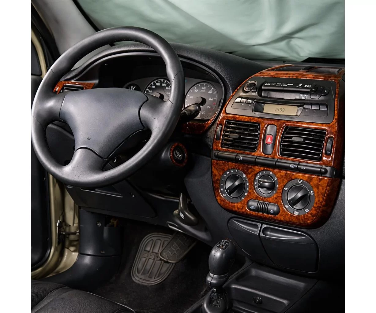 Fiat Brava-Marea 10.1995 Habillage Décoration de Tableau de Bord 8-Pièce