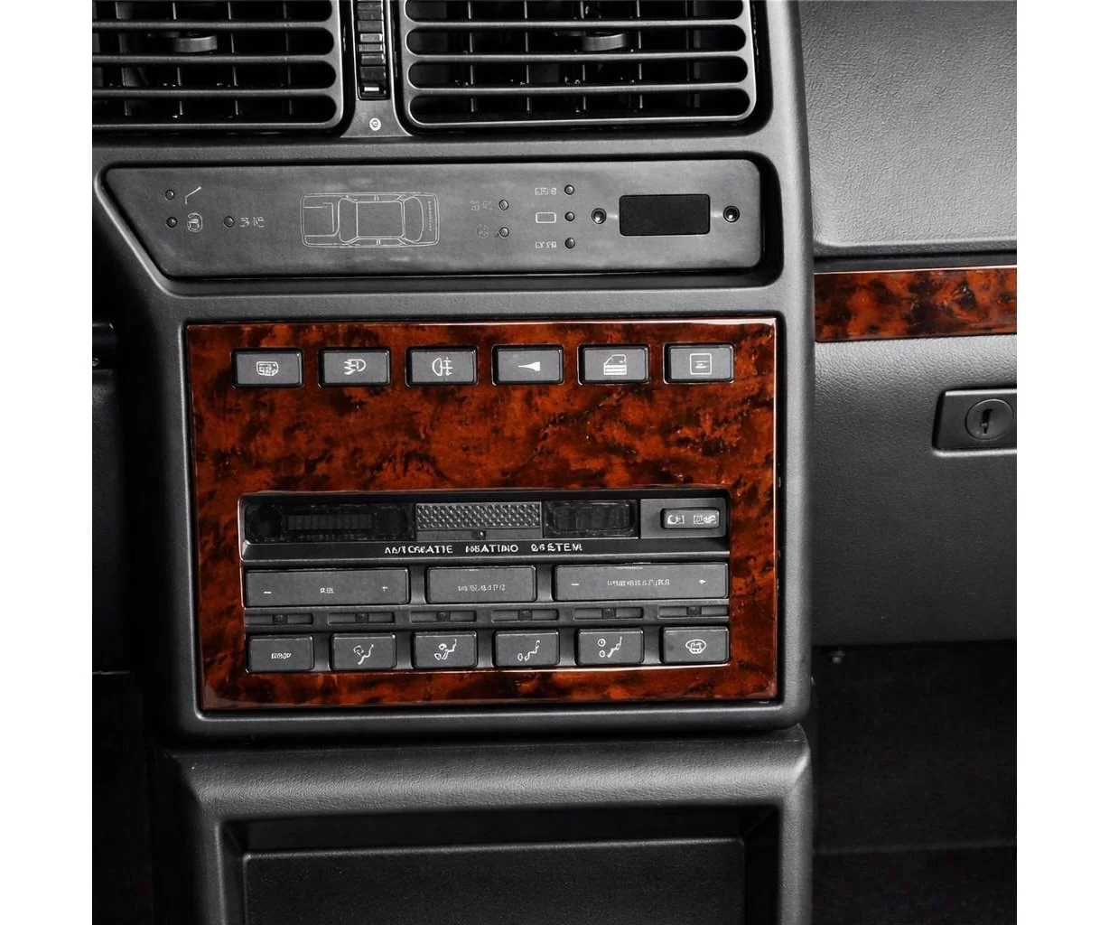 Fiat Croma 01.90-09.96 Mascherine sagomate per rivestimento cruscotti 6-Decori