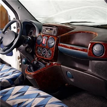 Fiat Doblo 01.01-08.09 Mittelkonsole Armaturendekor Cockpit Dekor 26-Teile
