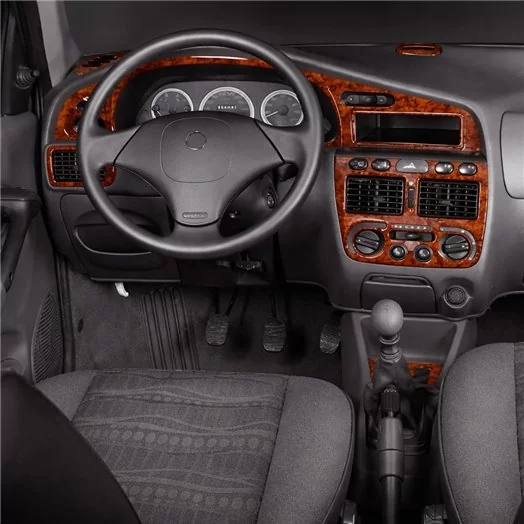 Fiat Palio-Siena 01.98-03.02 3D Interior Dashboard Trim Kit Dash Trim Dekor 13-Parts Fiat Palio-Siena 01.98-03.02 3D Interior Dashboard Trim Kit Dash Trim Dekor 13-Parts