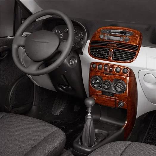 Fiat Punto 09.99-07.05 Habillage Décoration de Tableau de Bord 9-Pièce