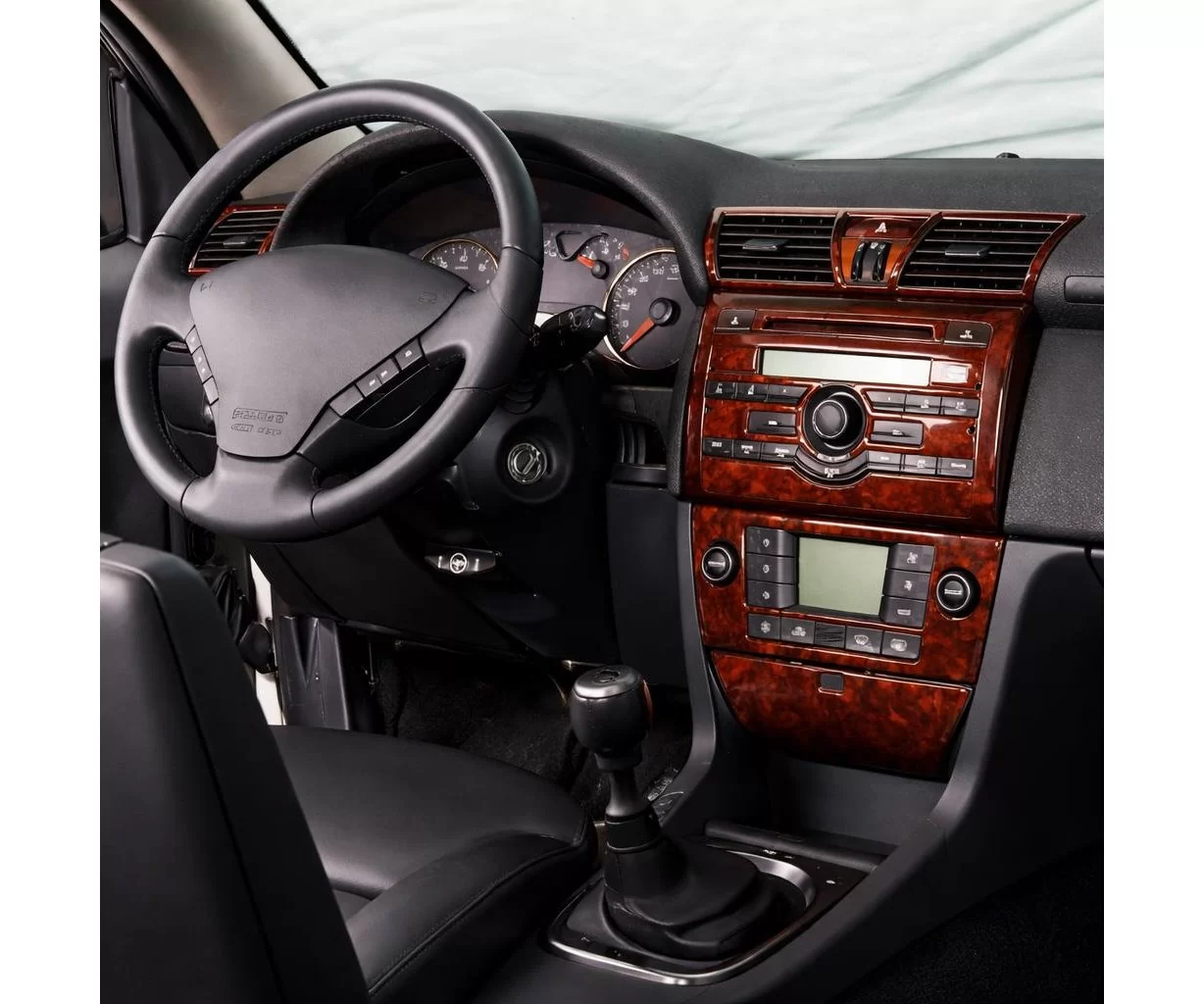 Fiat Stilo 03.2003 3D Interior Dashboard Trim Kit Dash Trim Dekor 13-Parts