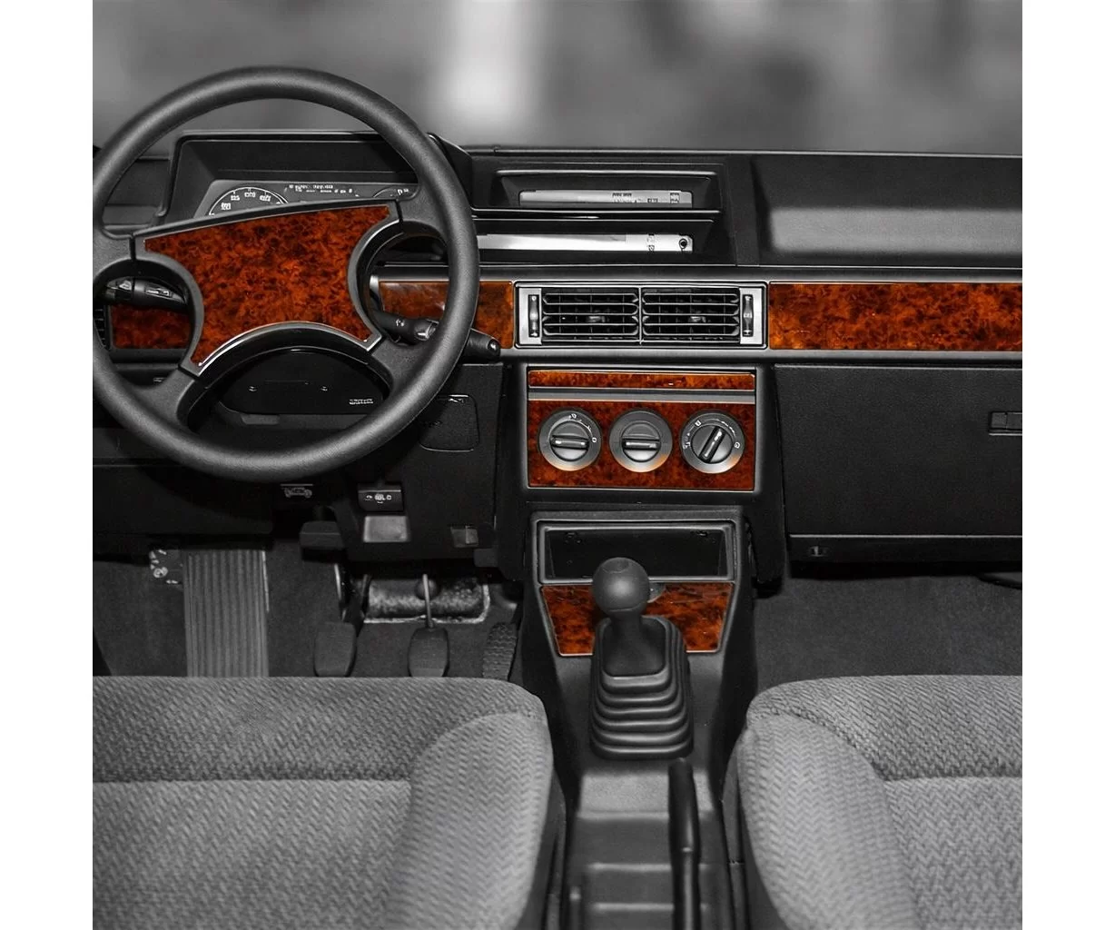 Fiat Tipo 01.91-05.95 Mascherine sagomate per rivestimento cruscotti 22-Decori