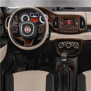 Fiat 500L 2012–2018 Mittelkonsole Armaturendekor Cockpit Dekor 39-Teile
