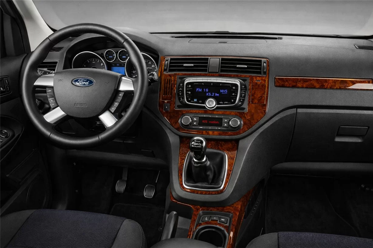 Ford C Max 01.04-09.10 Habillage Décoration de Tableau de Bord 12-Pièce