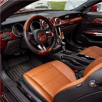 Ford Mustang 2015-2023 Inleg dashboard Interieurset aansluitend en pasgemaakt 47 Delen