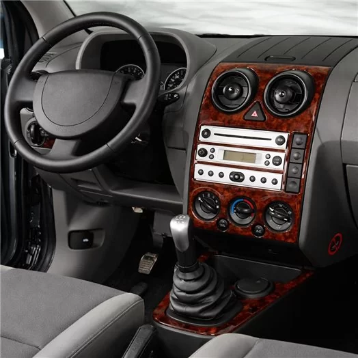 Ford Fusion 06.02-08.05 Mittelkonsole Armaturendekor Cockpit Dekor 5-Teile