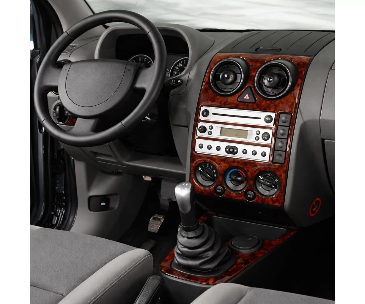 Ford Fusion 06.02-08.05 3D Interior Dashboard Trim Kit Dash Trim Dekor 5-Parts