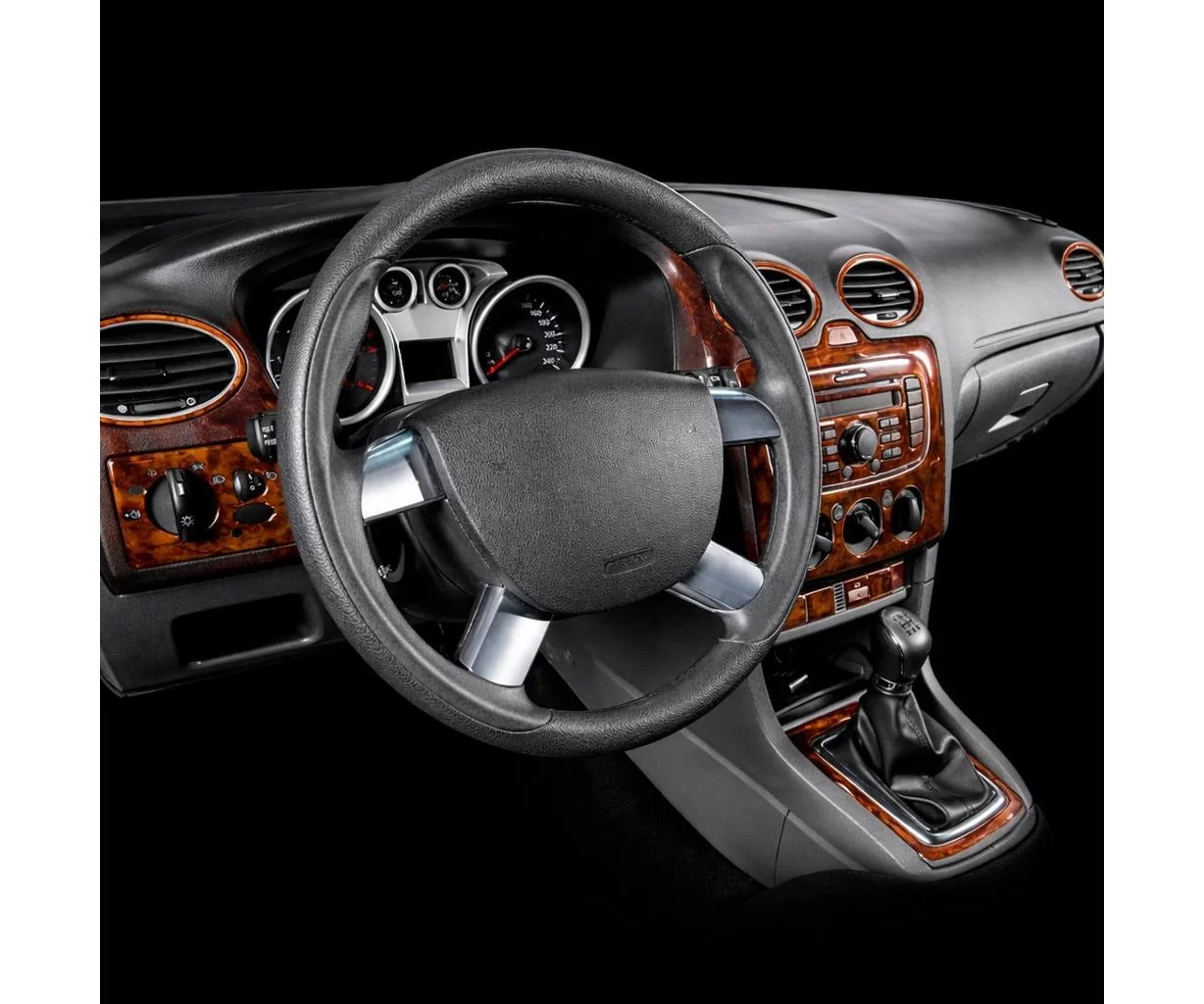 Ford Focus 10.2010 Mittelkonsole Armaturendekor Cockpit Dekor 19-Teile