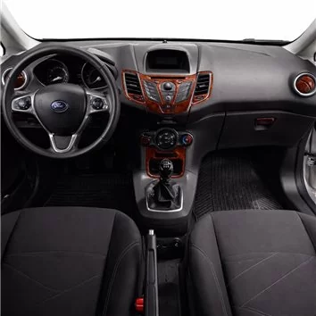 Ford Fiesta 10.2010 3D Inleg dashboard Interieurset aansluitend en pasgemaakt op he 22-Teile
