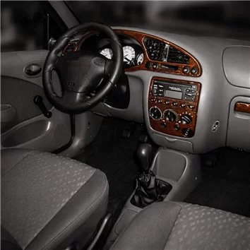 Ford Fiesta 08.99-02.02 Mittelkonsole Armaturendekor Cockpit Dekor 13-Teile